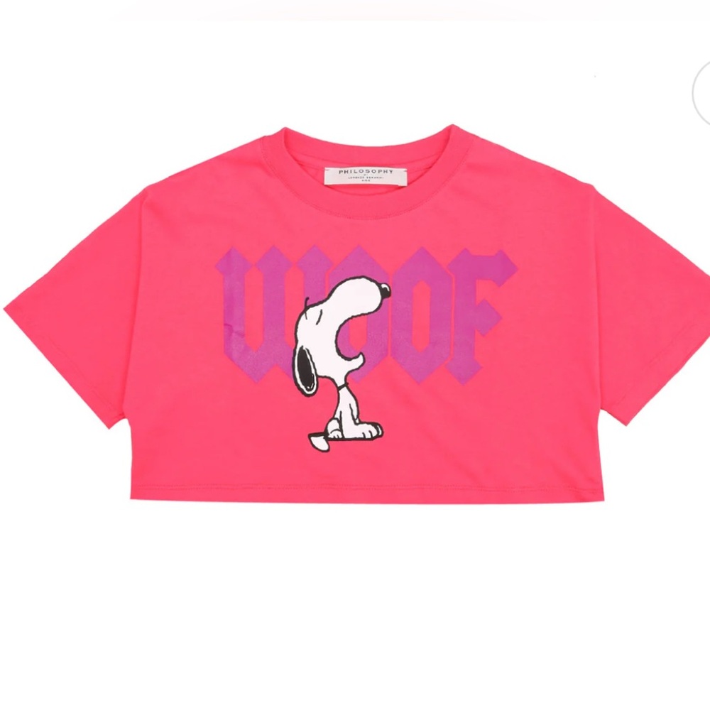 Philosophy Pink Snoopy Kids T-Shirt size 10